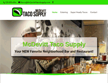 Tablet Screenshot of mcdevitttacosupply.com